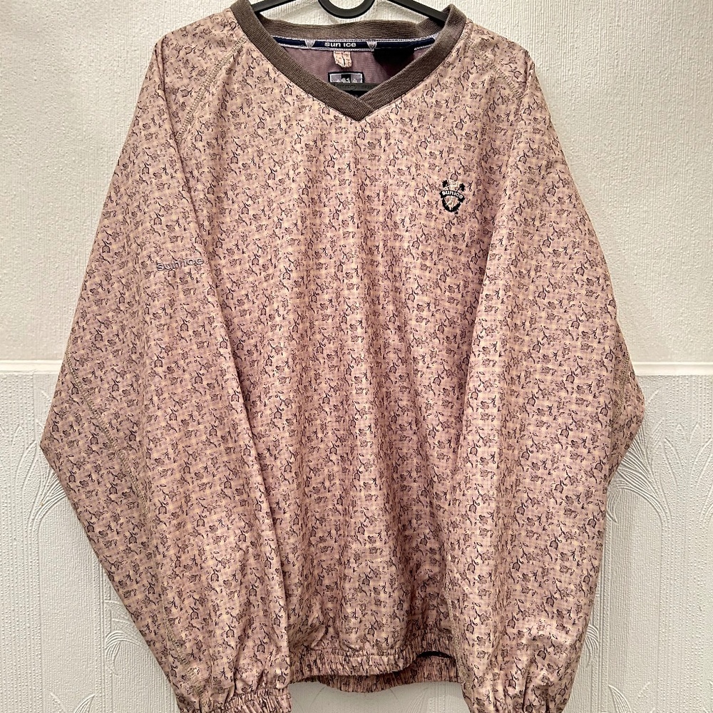 ✨ 2/$30 ✨ Vintage Sunice Golf Sweatshirt longsleeve floral Size L